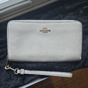 Coach Leather Wristlet